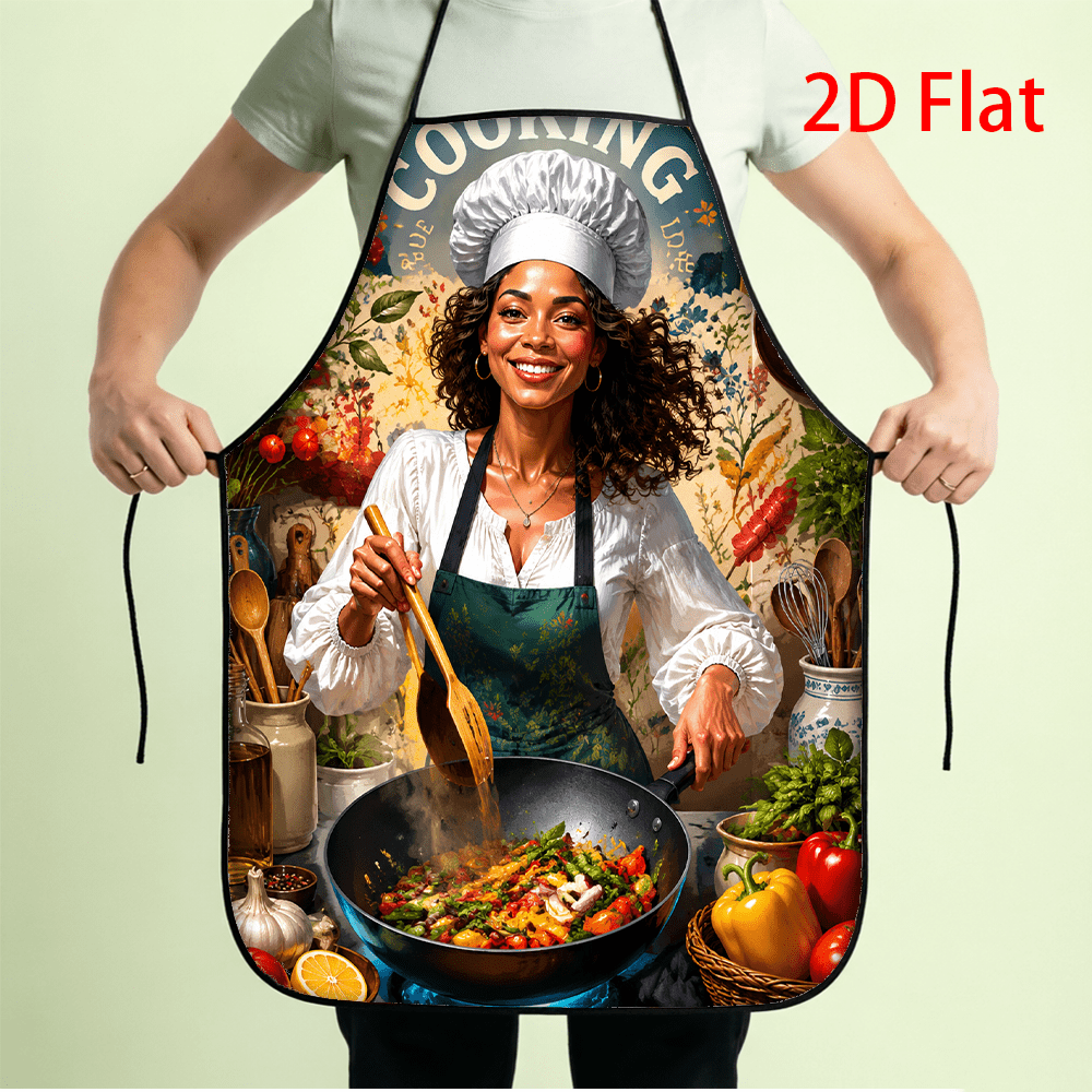 Kitchen Baking Background - 1 unidad, delantal de cocina con