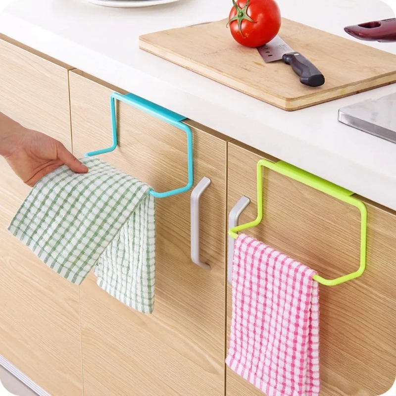 Kitchen Uncle - Soporte colgante de plástico, toallero multifunción,