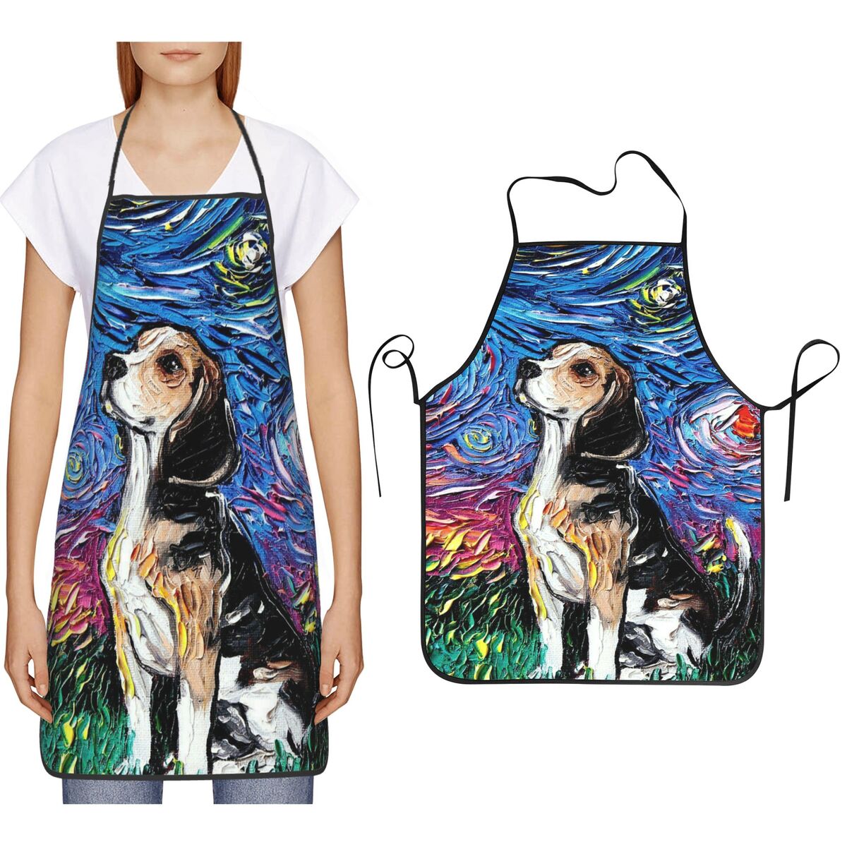 Kitchen Baking Background - Delantales para perros con fondo de