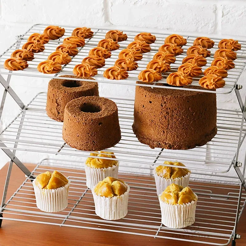 Kitchen Baking Rack - Rejilla de enfriamiento de pasteles plegable