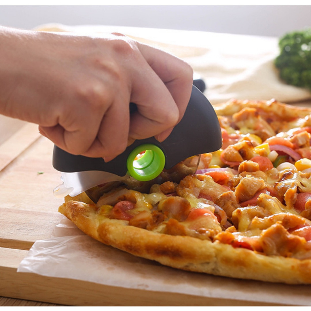 Kitchen Roller Baking - Cuchillo Cortador de Pizza Redondo de