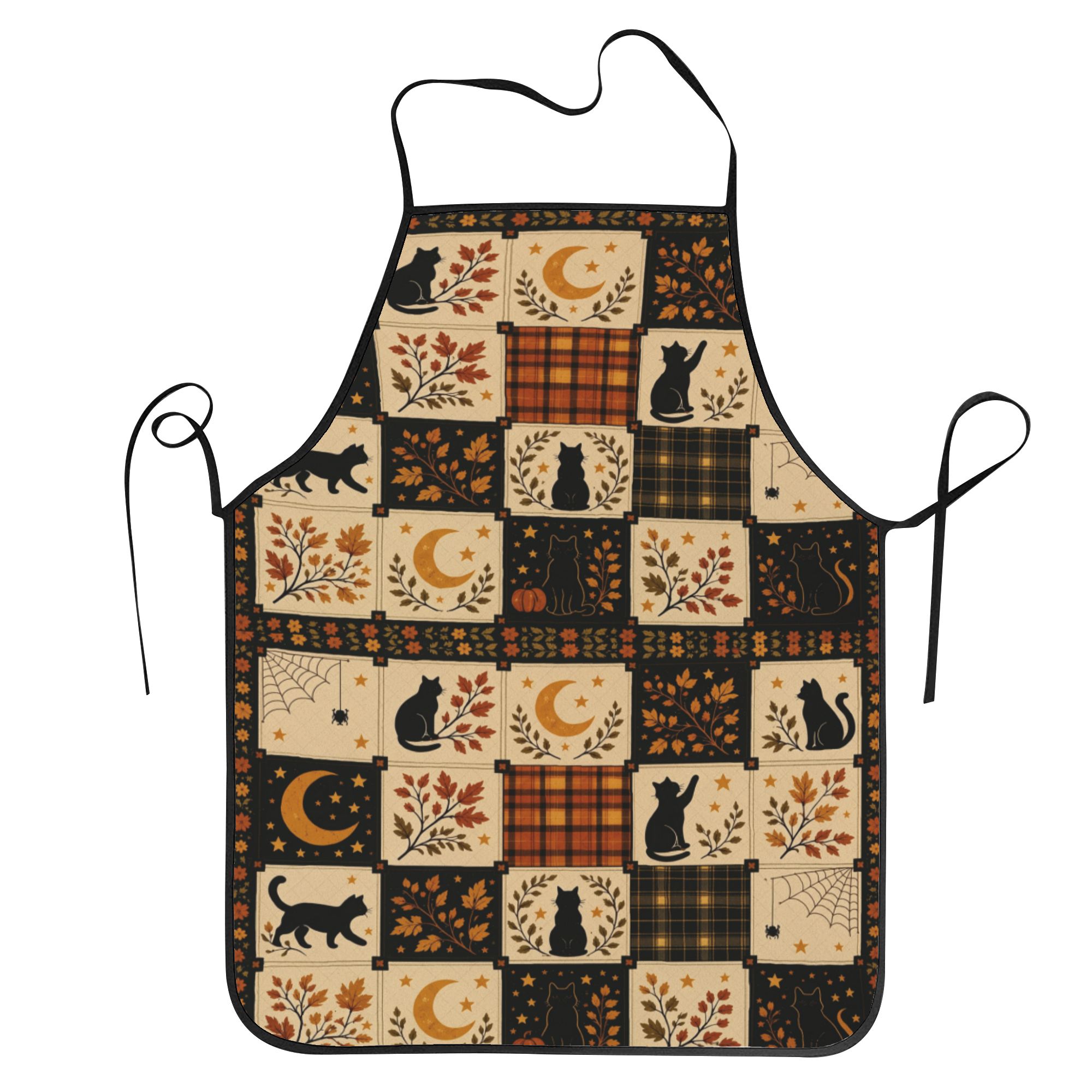 Kitchen Witch Baking - Delantal de Gatos Negros para Cocina,