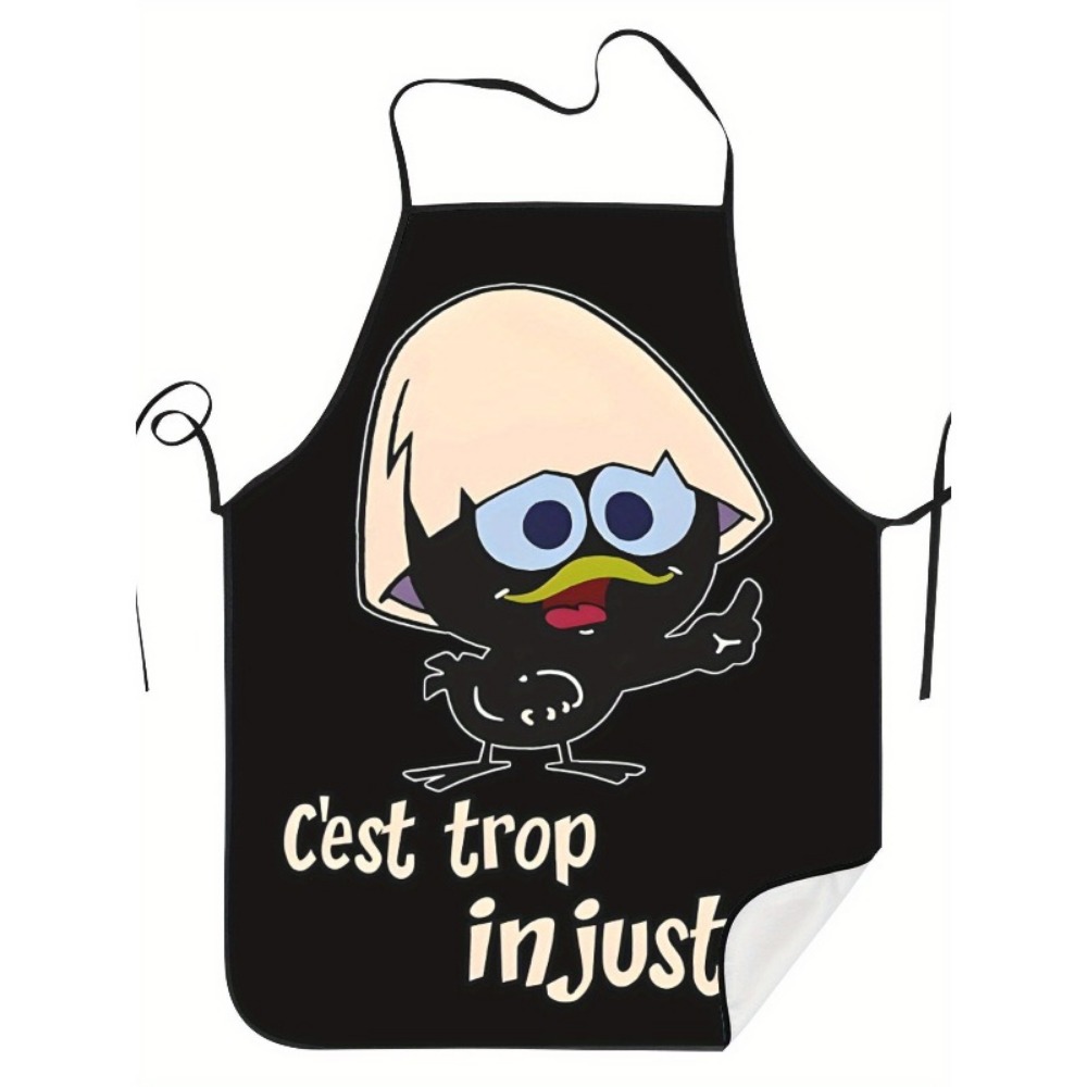 Kitchen Baking Background - Delantal con estampado de pollo de