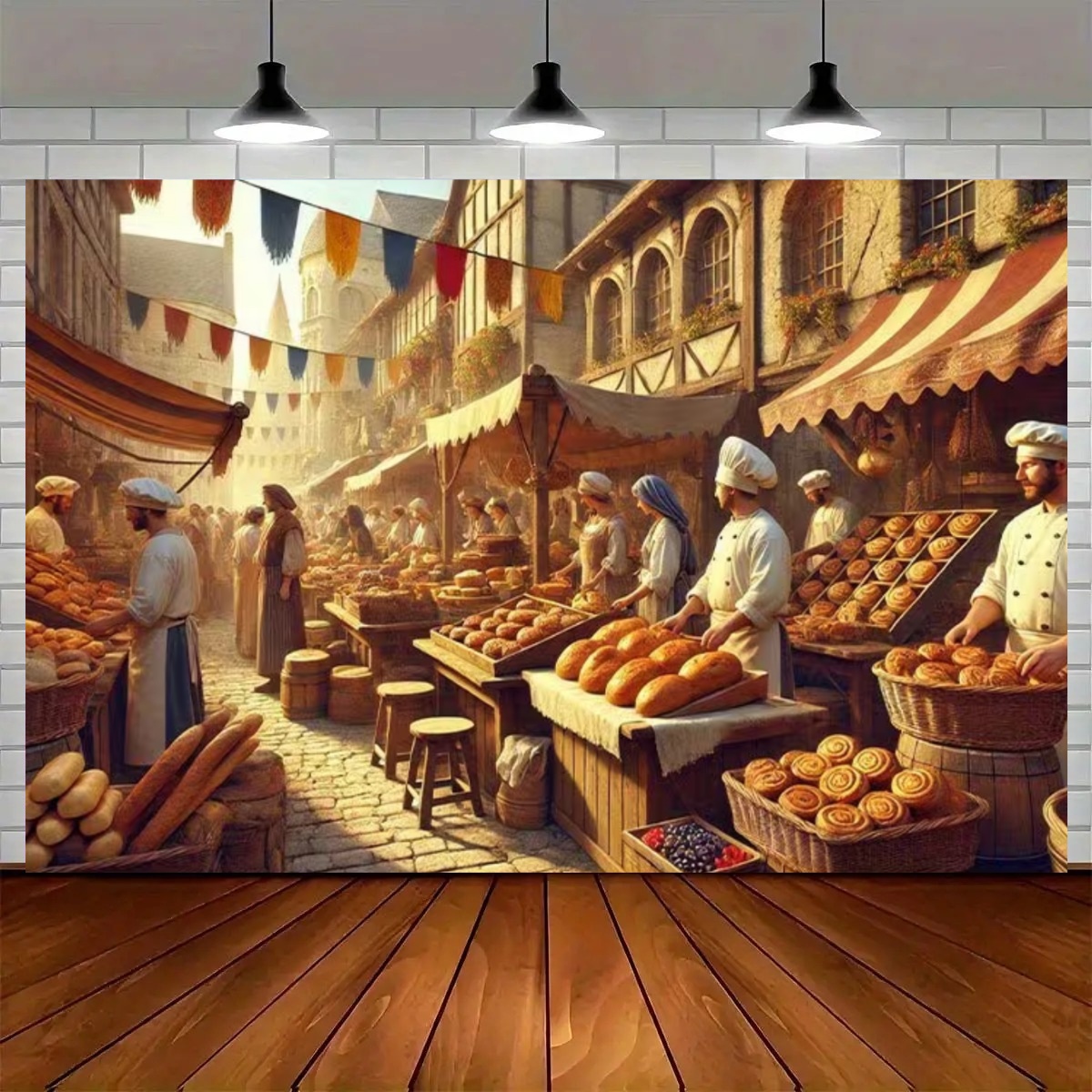 Fondo de fotografía para repos - Kitchen Baking Background reseña y precio