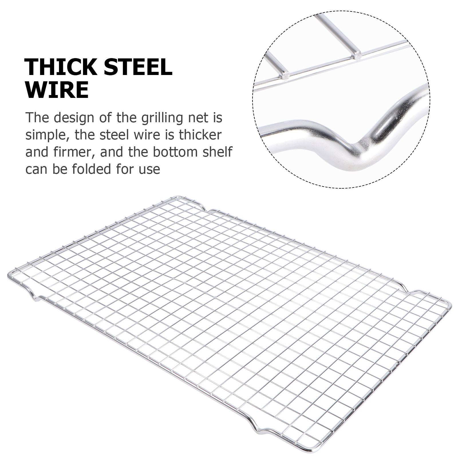 1 unidad de rejilla de acero i - Kitchen Baking Rack reseña y precio