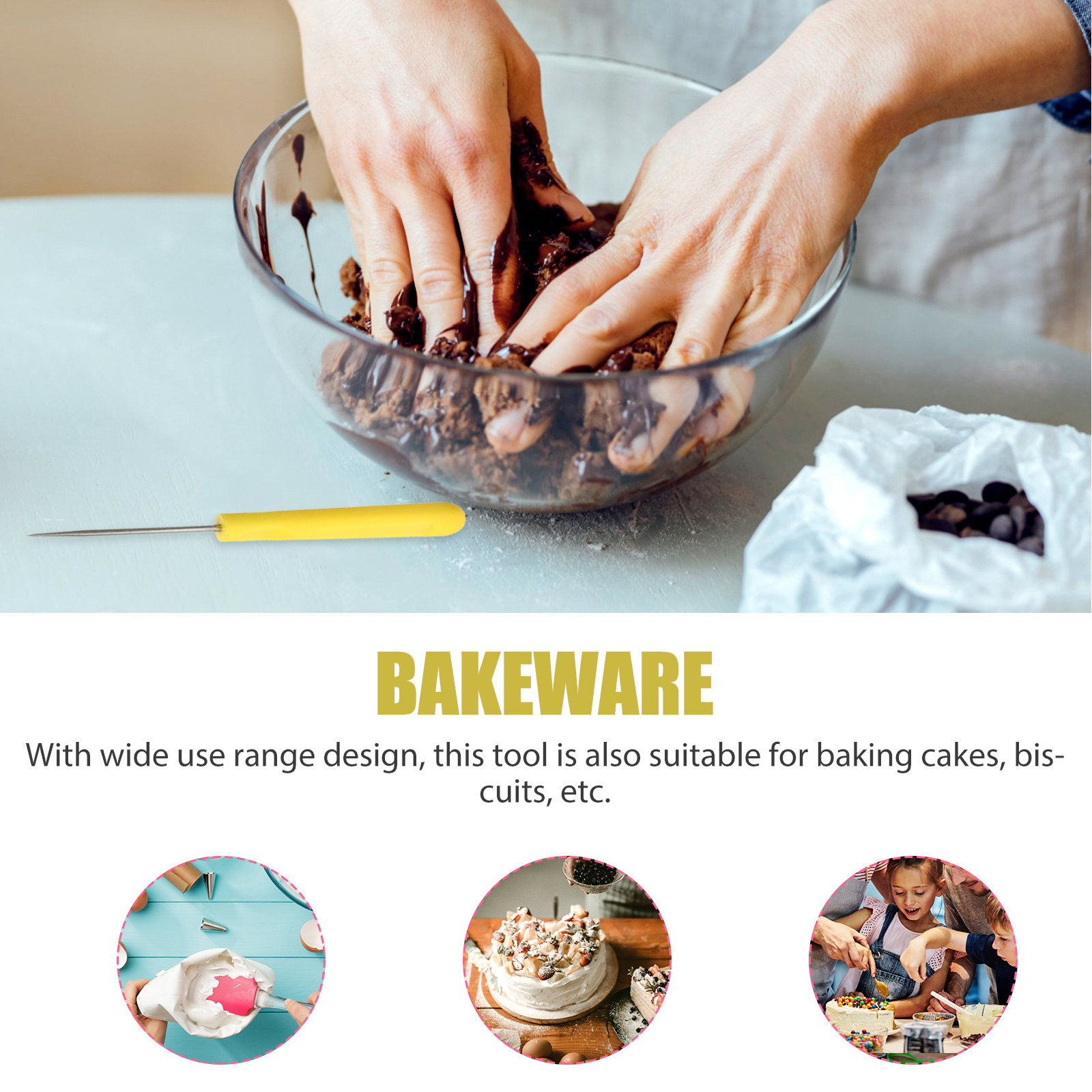 Juego de 4 agujas para remover - Baking Kitchen Set reseña y precio