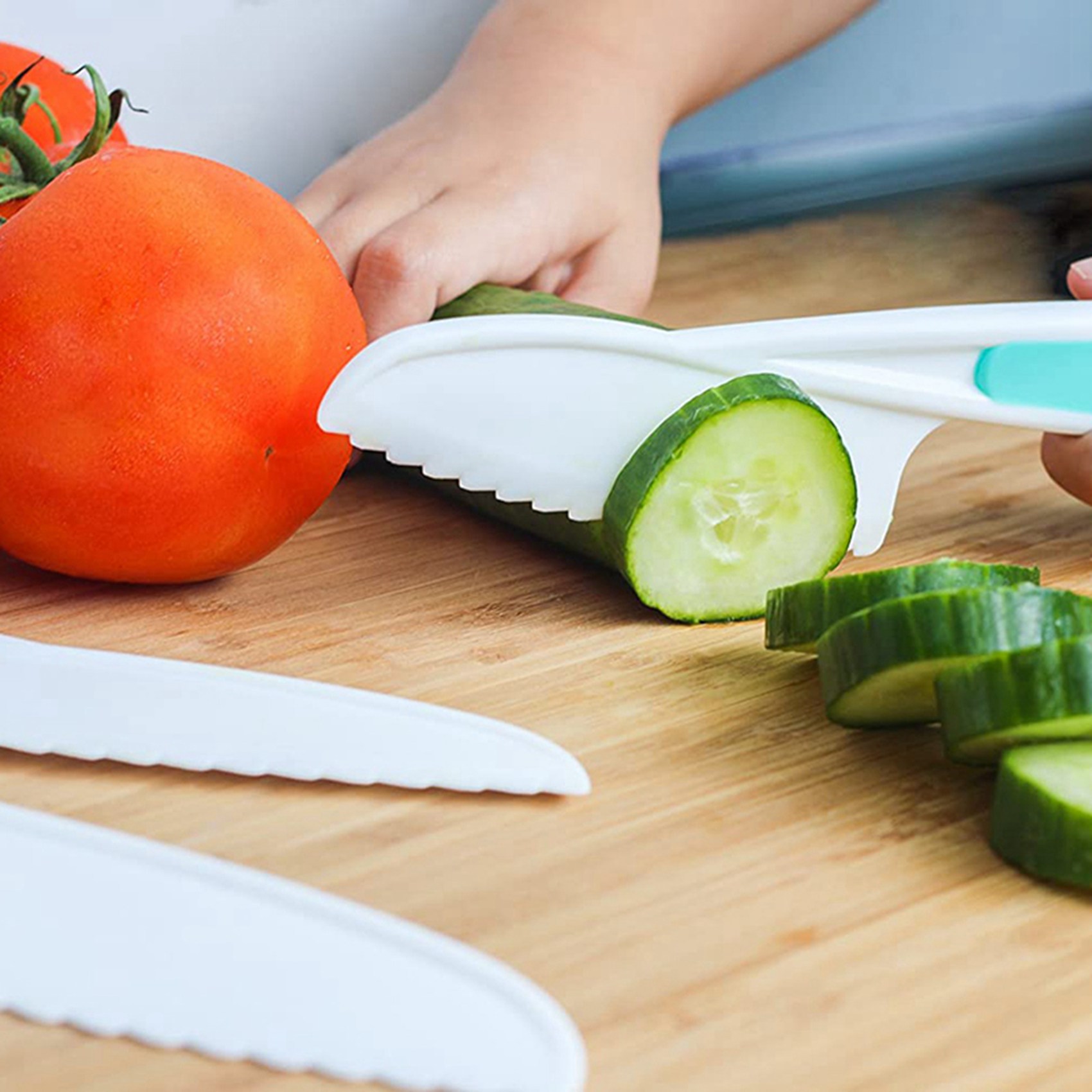 Cuchillos GTBL para niños, jue - Kitchen Kids Baking Set reseña y precio
