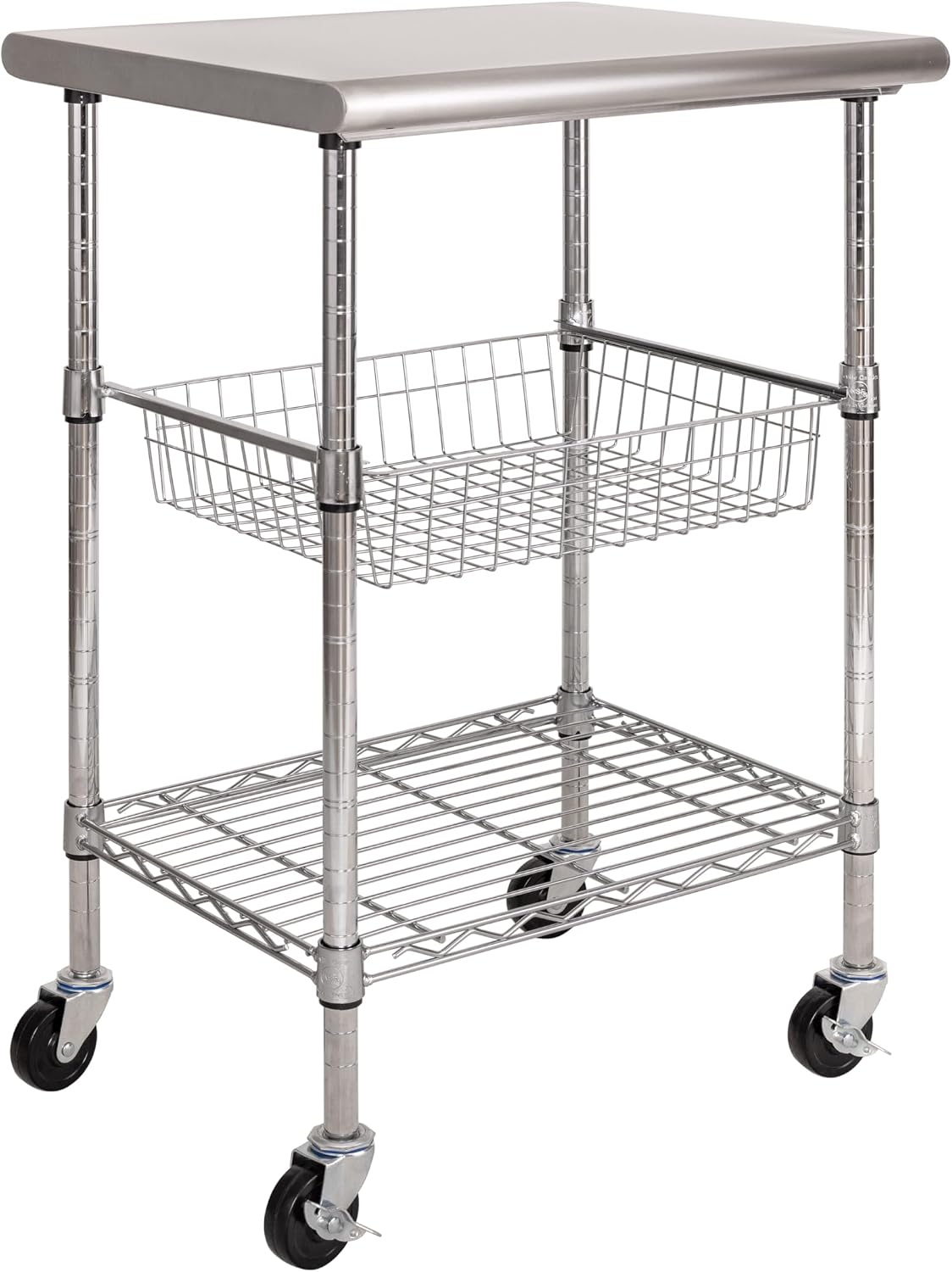 Carrito de preparación comerci - Kitchen Baking Cart reseña y precio