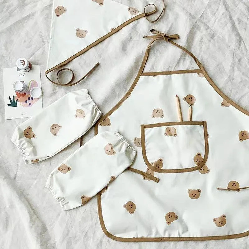 Delantal con mangas para niños - Kitchen Kids Baking Set reseña y precio