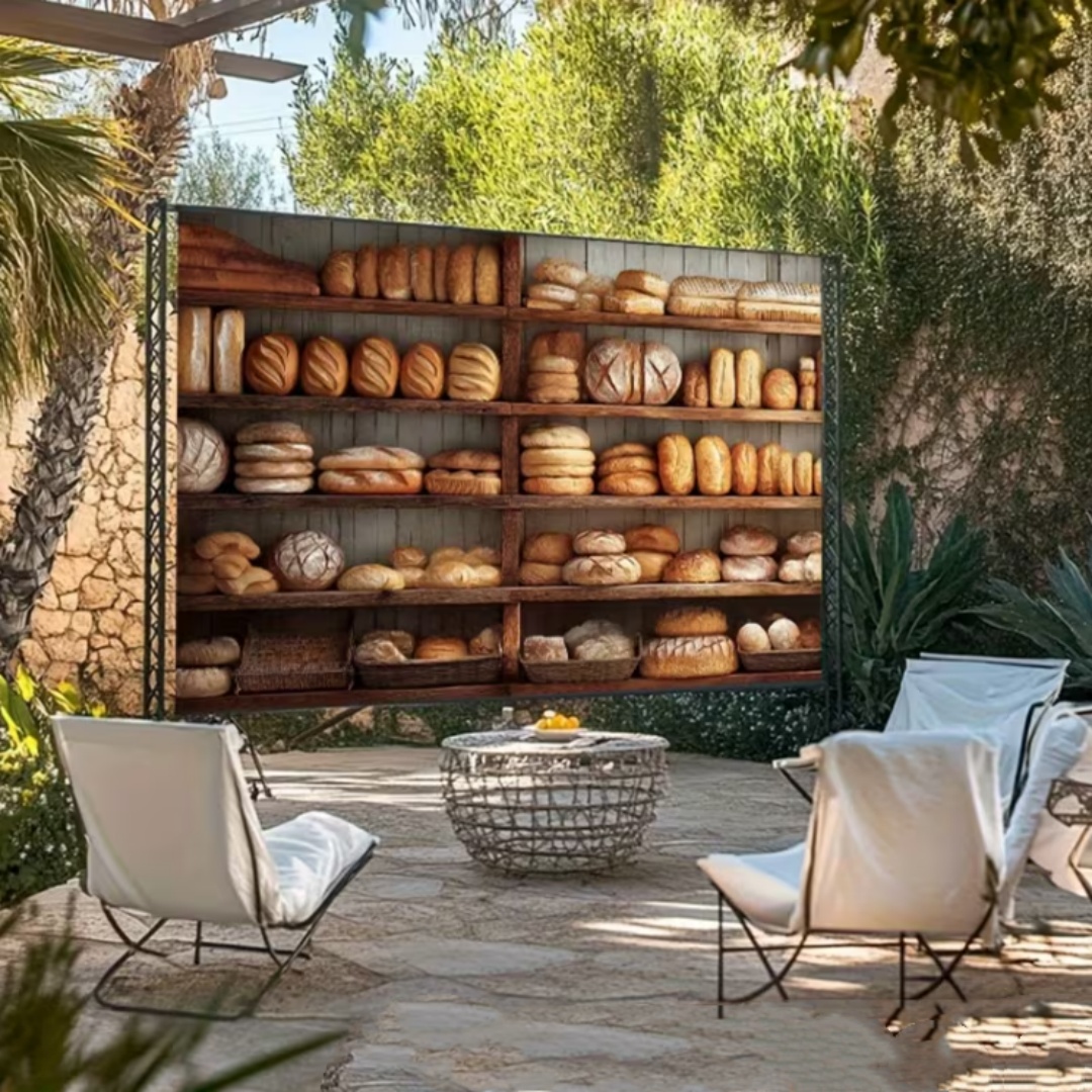 Pancarta Decorativa para Fiest - Kitchen Baking Background reseña y precio