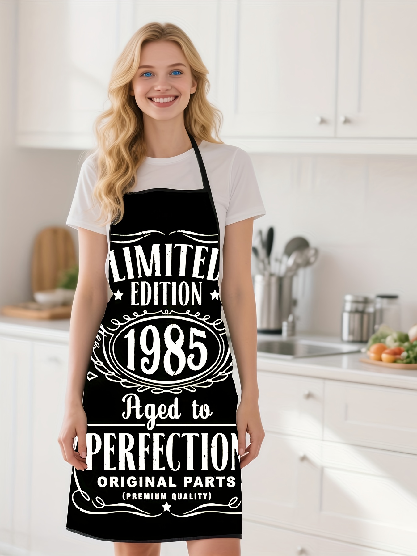 Un delantal de cocina con fond - Kitchen Baking Background reseña y precio