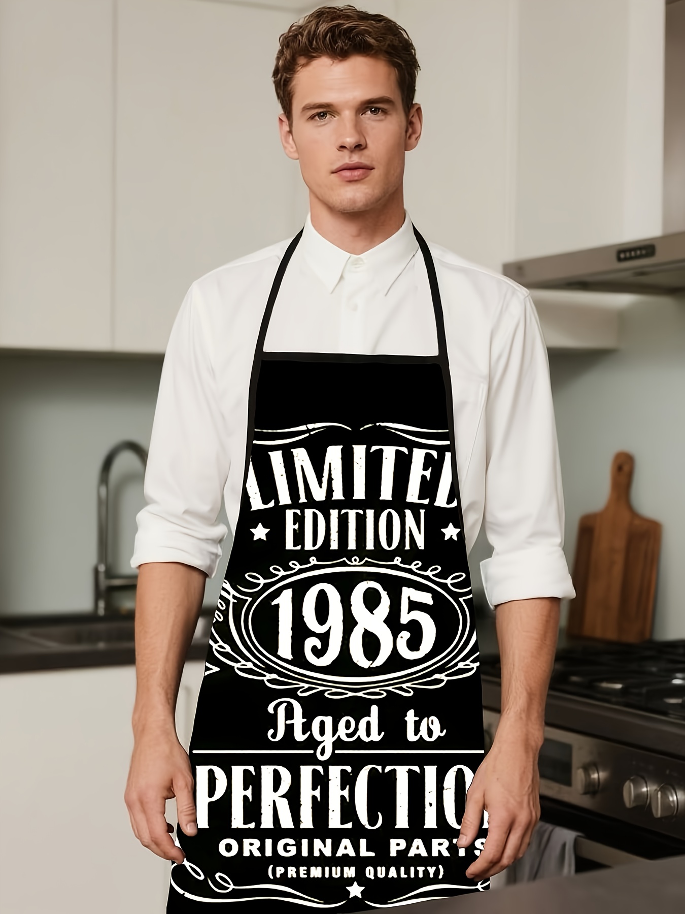 Un delantal de cocina con fond - Kitchen Baking Background reseña y precio