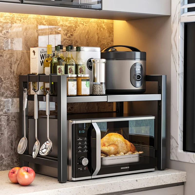Estante Extensible para Microo - Kitchen Baking Rack reseña y precio