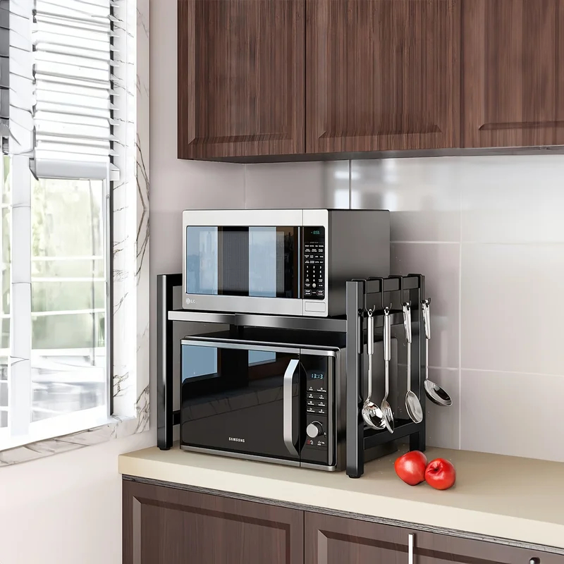 Estante Extensible para Microo - Kitchen Baking Rack reseña y precio