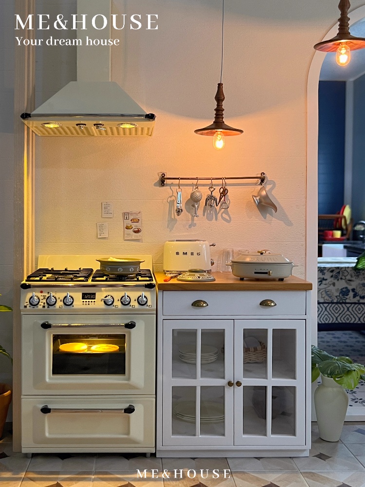Mini modelo de casa de muñecas - Kitchen Uncle reseña y precio
