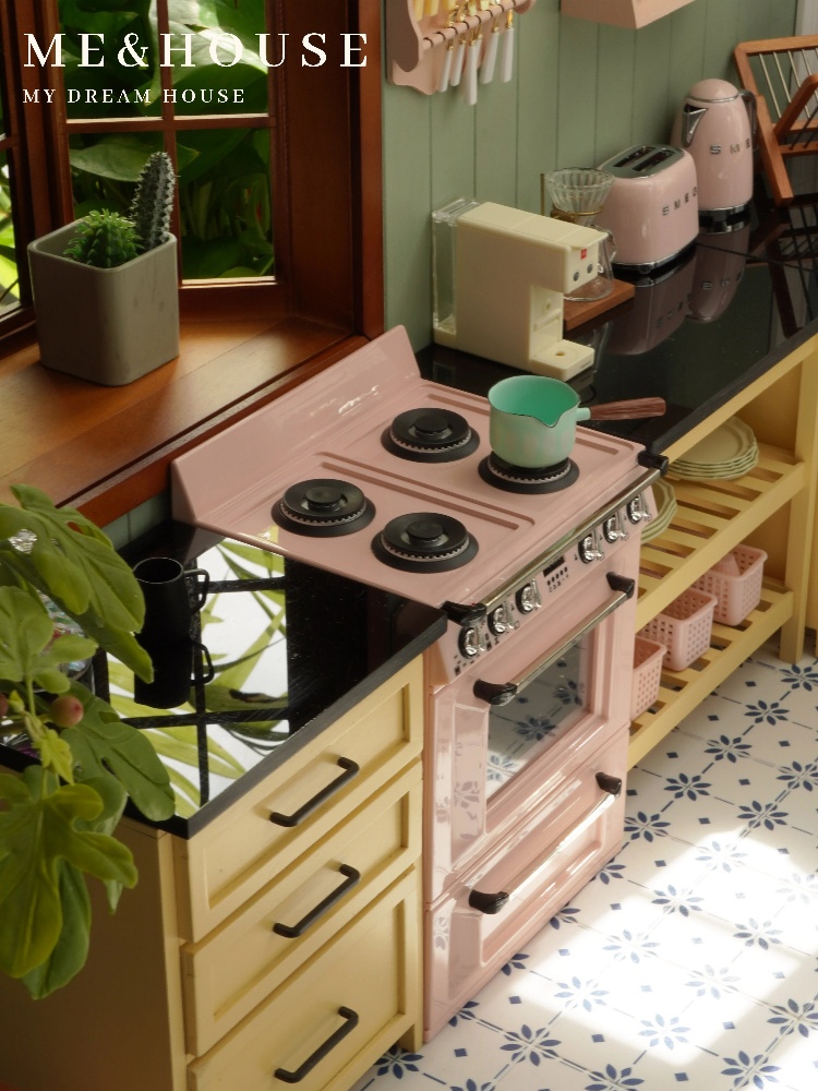 Mini modelo de casa de muñecas - Kitchen Uncle reseña y precio