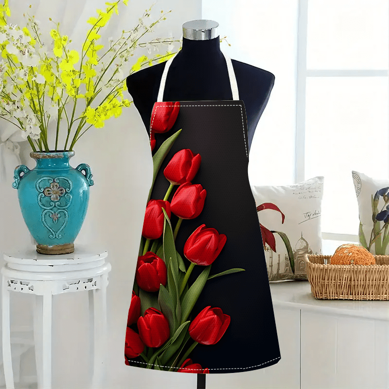 Delantal de lino con diseño de - Kitchen Baking Background reseña y precio