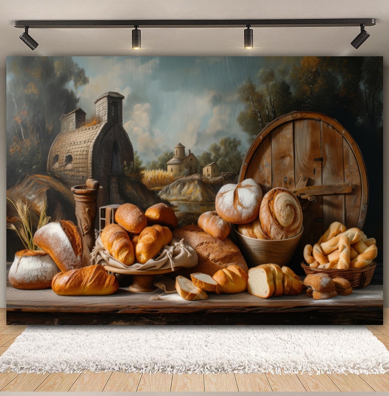 Fondo de cocina de pan para fo - Kitchen Baking Background reseña y precio