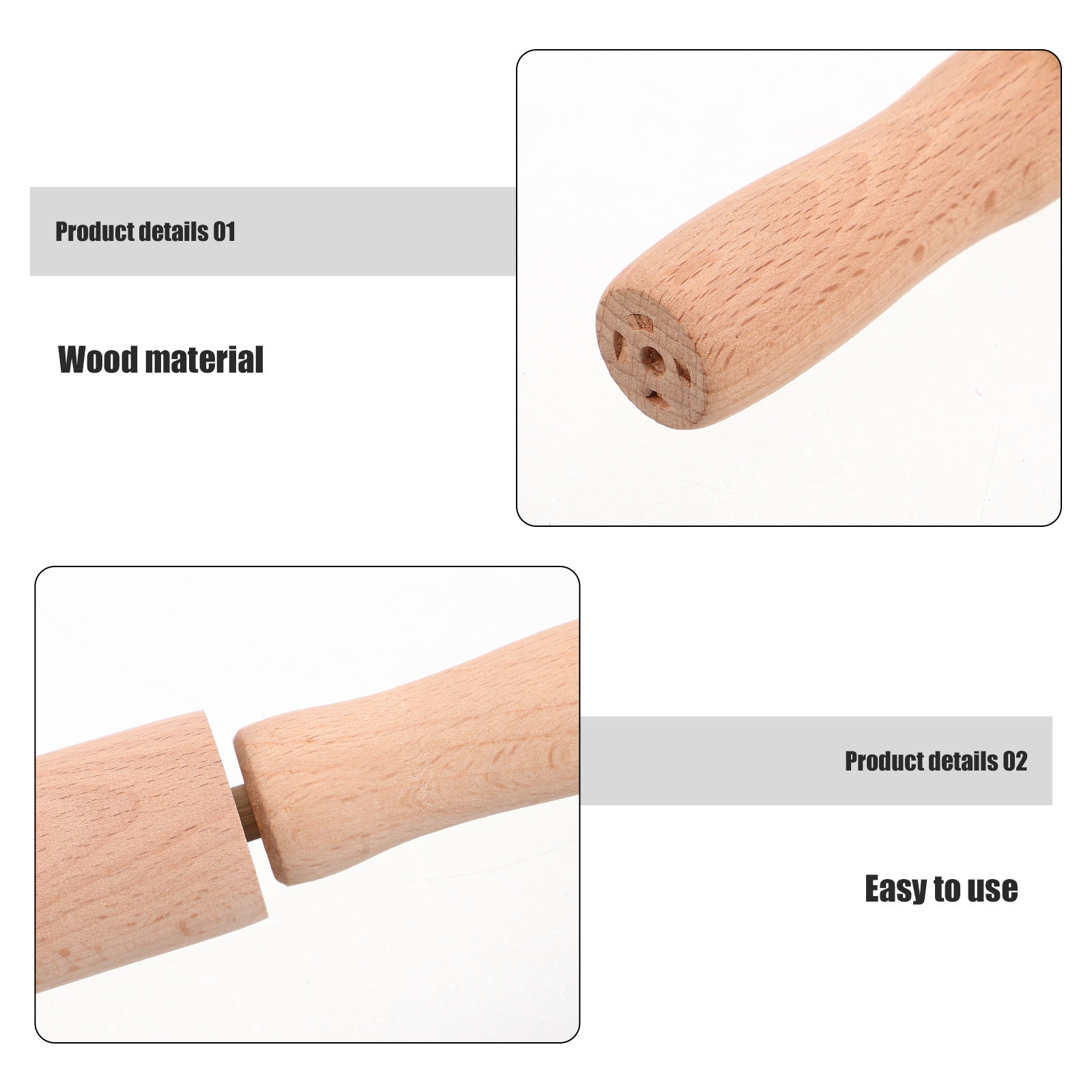 Rodillo de madera mini para ho - Kitchen Roller Baking reseña y precio