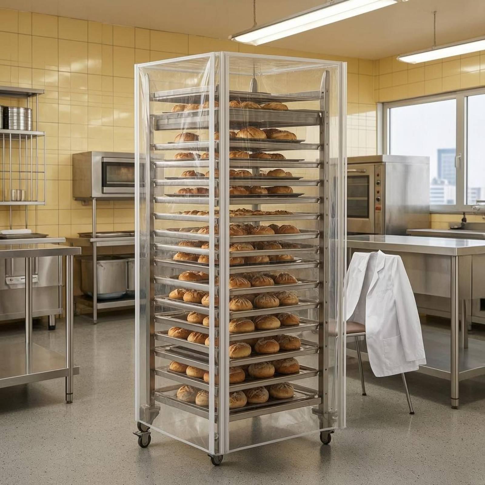Cubierta transparente alta par - Kitchen Baking Cart reseña y precio
